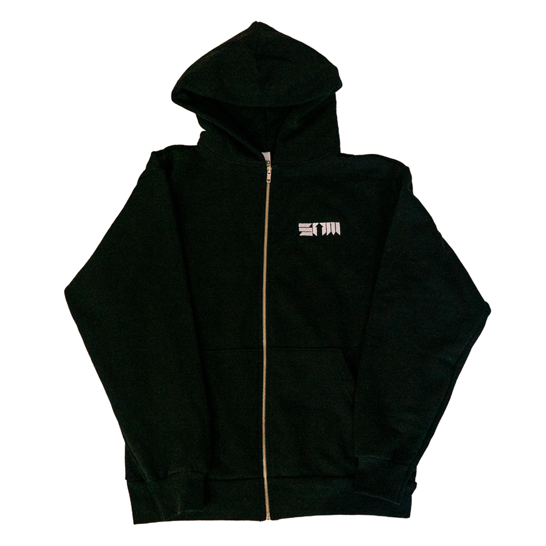 Fear of God Essentials Essentials Black Full Zip Hoodie