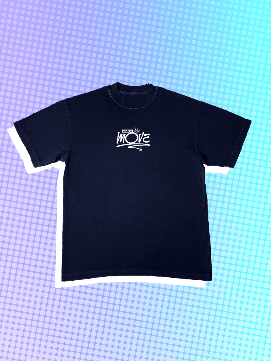 Made To Move Tee - Navy Blue (Pre-Order)